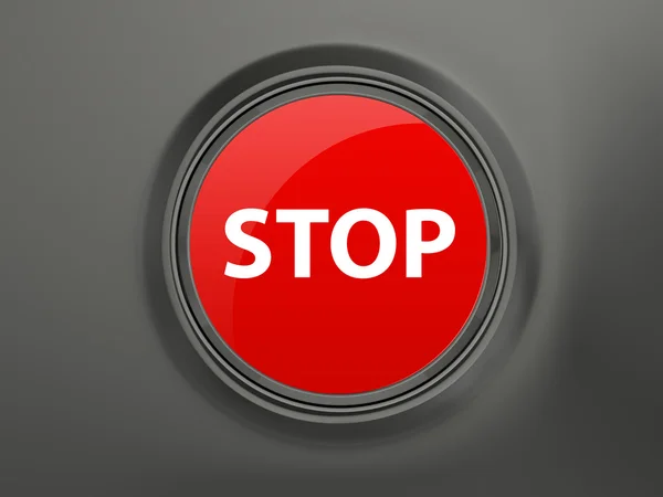 Przycisk stop — Zdjęcie stockowe