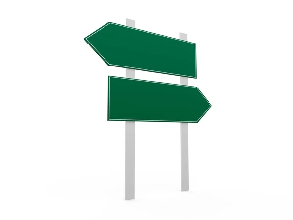 Blank Road Signs — Stock Photo, Image