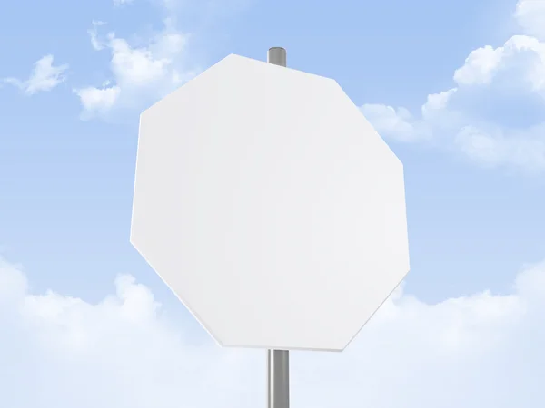 Octagon Road Sign — Stock Photo, Image