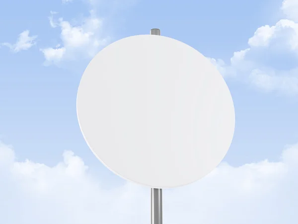 Rounded Road Sign — Stock Photo, Image