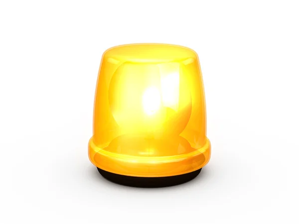 Flashing Light Yellow — Stock Photo, Image