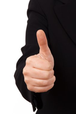 iş kadını başparmak yukarı