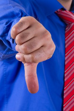 işadamı el eksi işareti