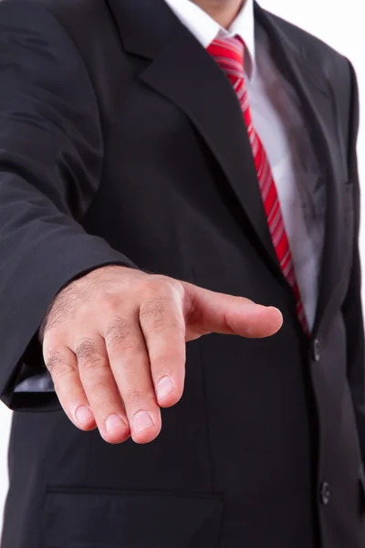 Businessman Extends Hand — Stock Photo, Image