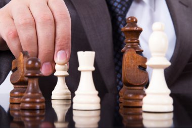 satranç oynamayı işadamı
