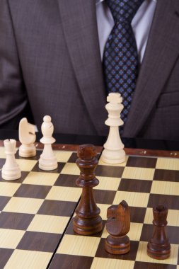 satranç oynamayı işadamı
