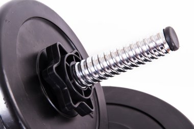 siyah spor salonu halter