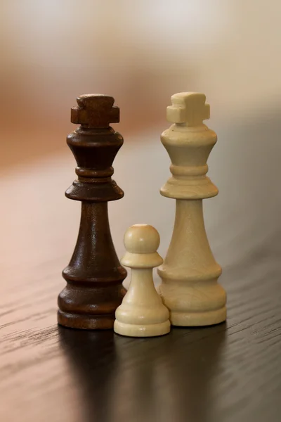 チェスの駒と家族概念 — ストック写真