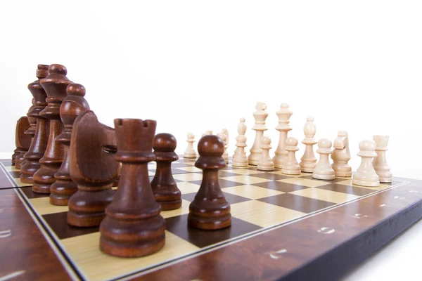 Juego de piezas de ajedrez — Foto de Stock
