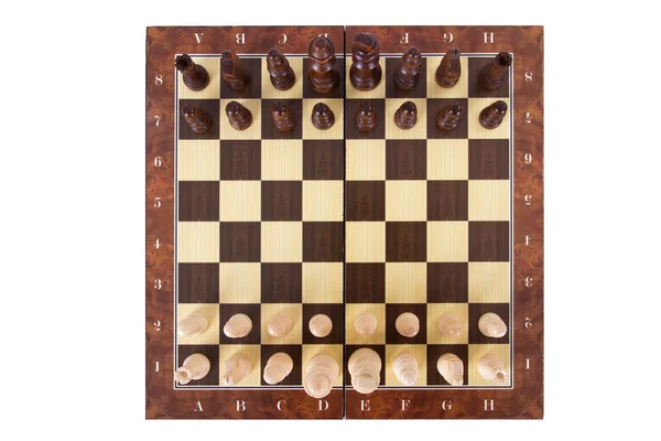 Zestaw figurek szachowych — Zdjęcie stockowe