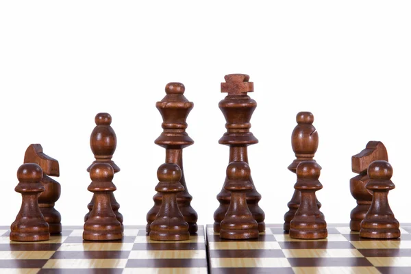 Juego de piezas de ajedrez —  Fotos de Stock