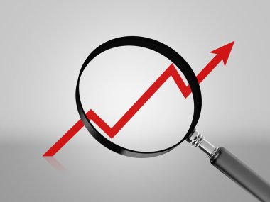 grafik ok yukarı taşı