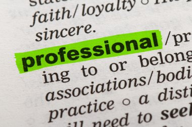 sözlüğe sözcük professional