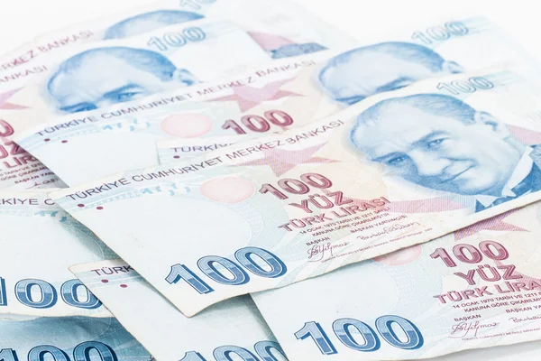 土耳其里拉钞票 — 图库照片