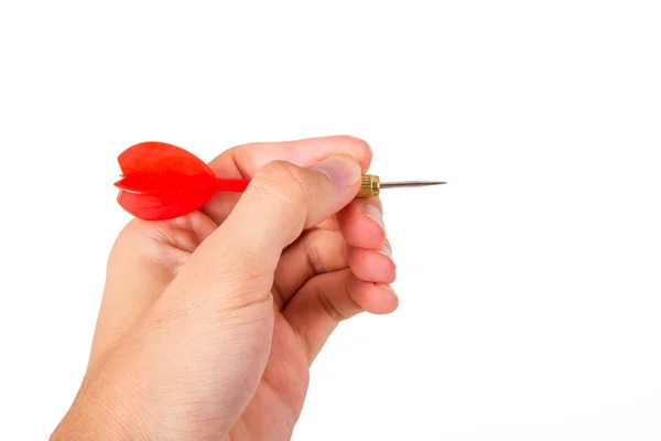 Hand Holding Dart Arrow — Stock Photo, Image