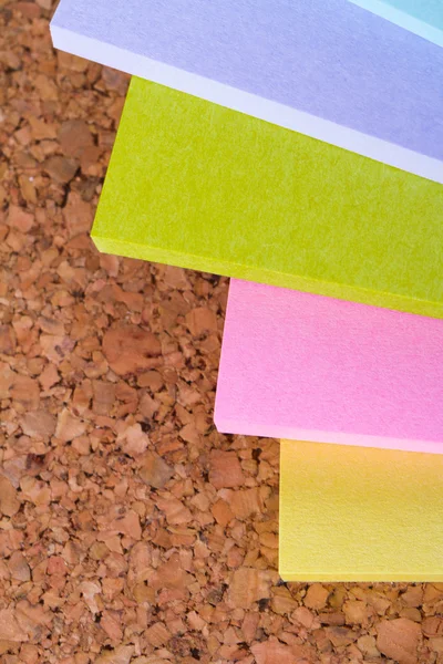 Multi gekleurde post-it notities — Stockfoto