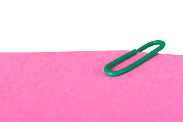 Sticky Note and Fastener — Stock Photo, Image