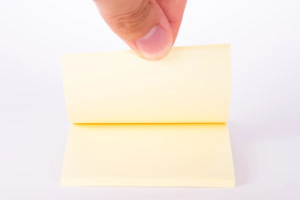 Yellow Sticky Post Block — Stock Photo, Image