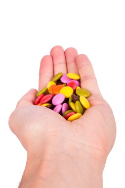 lolipop candy ulaşan el