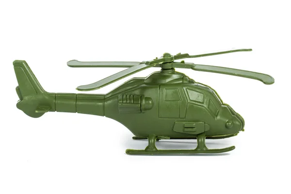 Miniatuur speelgoed helikopter — Stockfoto