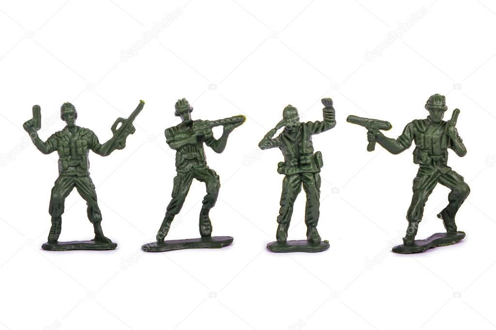 small toy soldiers