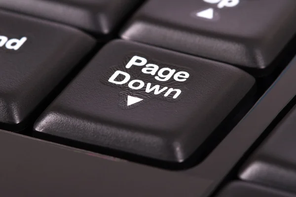 Клавішу Page down — стокове фото