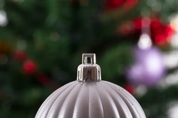 Christmas Ball on Blurry Background — Stock Photo, Image