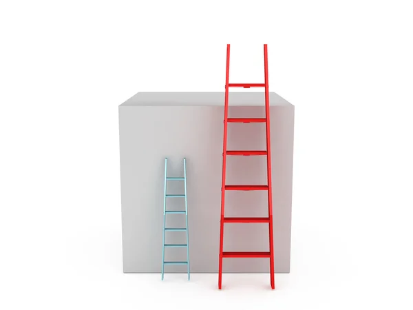 Ladders to Climb Box — Stock Photo, Image