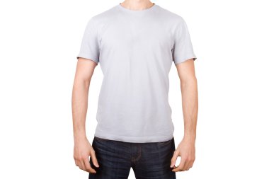 genç adam üzerinde beyaz tshirt