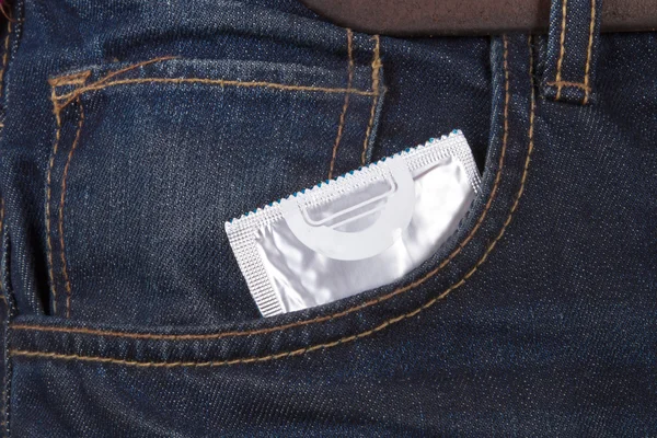 Pacote de preservativo — Fotografia de Stock