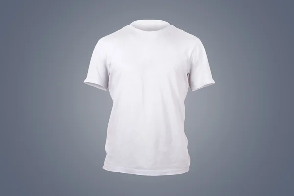 Vit tshirt mall — Stockfoto