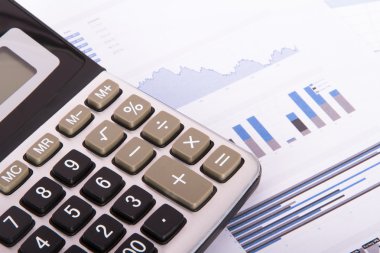 Calculator op financiële gegevens grafieken