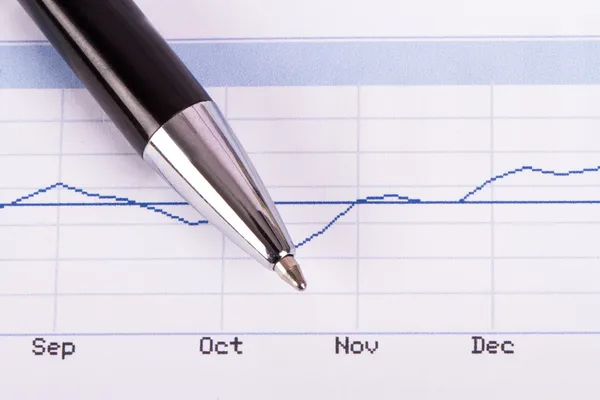 Gráfico de negócios — Fotografia de Stock