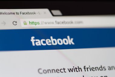 Facebook giriş sayfası logosu