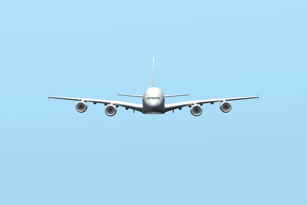 Passagier lucht vliegtuig vliegen — Stockfoto