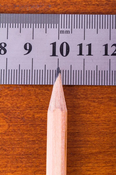 Pencil and Ruler — Stock Photo, Image