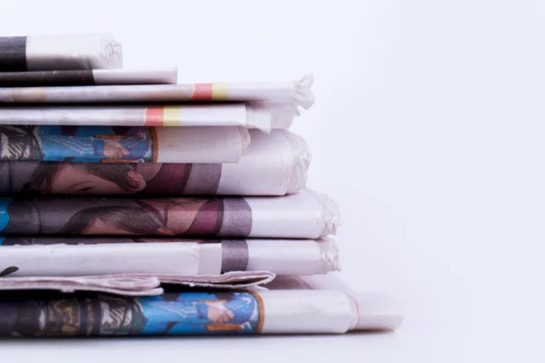 Stack of Newspapers — Stock Photo, Image