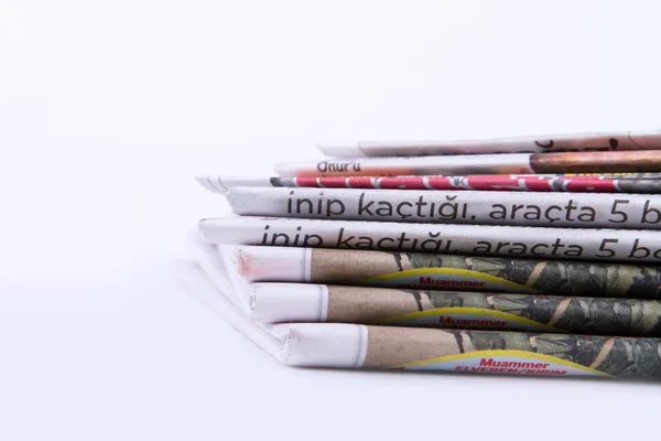 Stack of Newspapers — Stock Photo, Image