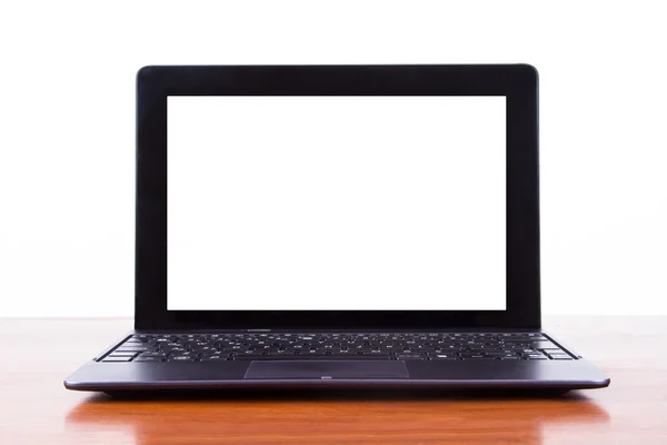 Tablet laptop med blank skärm — Stockfoto