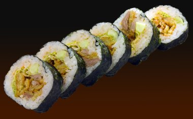 Japon yemeği, suşi, börek.,