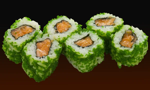 Comida japonesa, sushi, rollos , — Foto de Stock