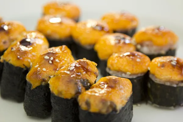 Sushi, rolls, Japanese food, — Stock Photo, Image