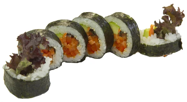 Sushi, rolky, japonské jídlo, — Stock fotografie