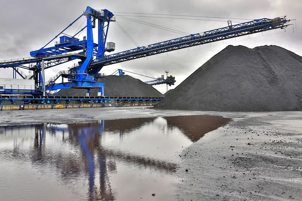 Kömür madenciliği için hasat Stok Fotoğraf