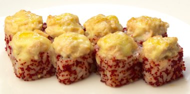 Japon yemeği, suşi, börek.,