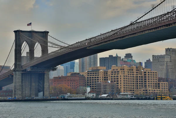 Brooklyn Köprüsü, New York — Stok fotoğraf