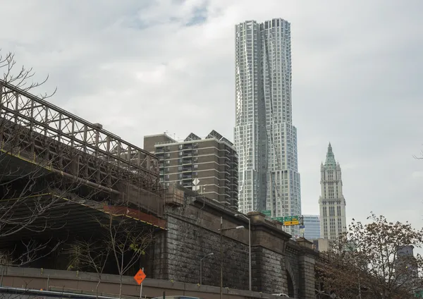 Brooklyn bridge, New York — Stockfoto