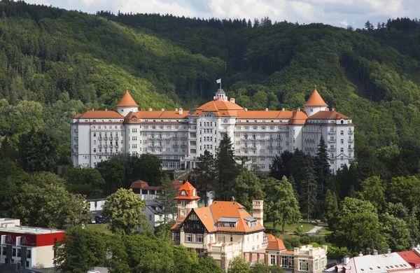 Karlovy vary, Tsjechië, — Stockfoto