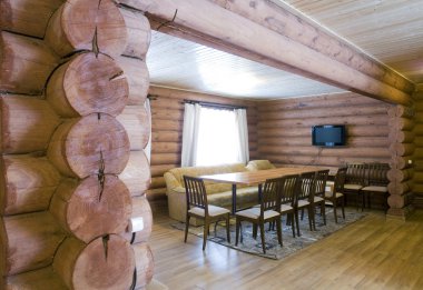 iç mekan, ahşap ev, mobilya,