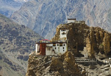 Hindistan, dağlar, Himalayalar, köy,